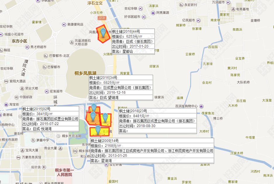 (最新成交)嘉兴桐乡成交一宗宅地,巨成置业8481元㎡竞得,另一宗商住