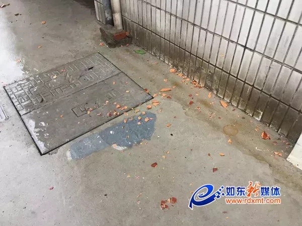 如东掘港黄海路一小区外墙瓷砖经常发生脱落，却迟迟无人维修 宋旭辉