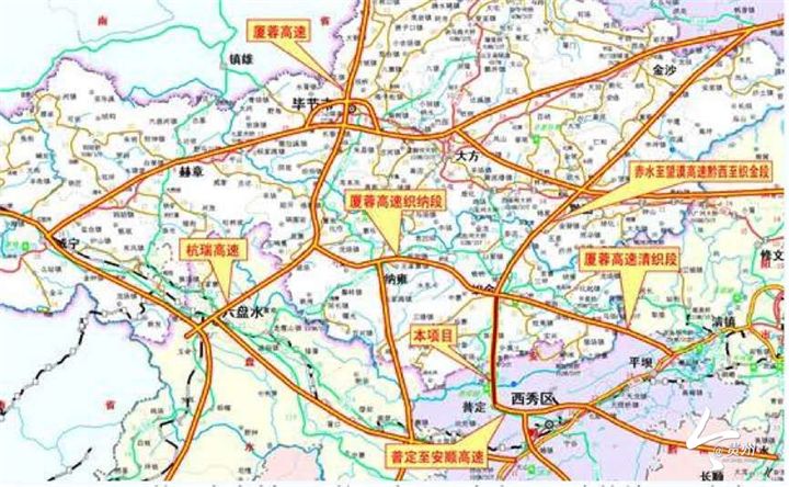 织普高速路网规划图