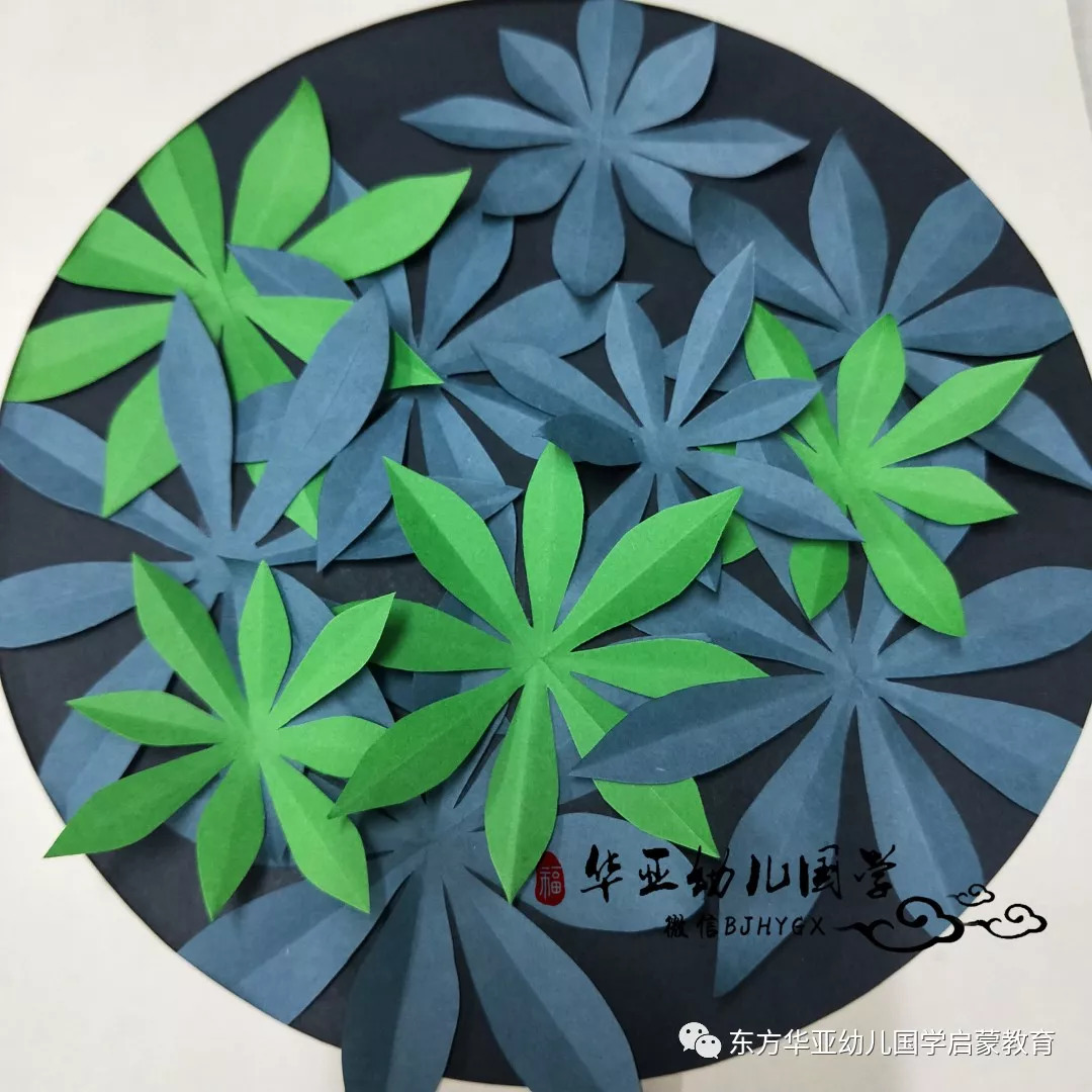 蒹葭苍苍,白露为霜丨华亚幼儿国学启蒙教育写意剪纸白露节气环创参考