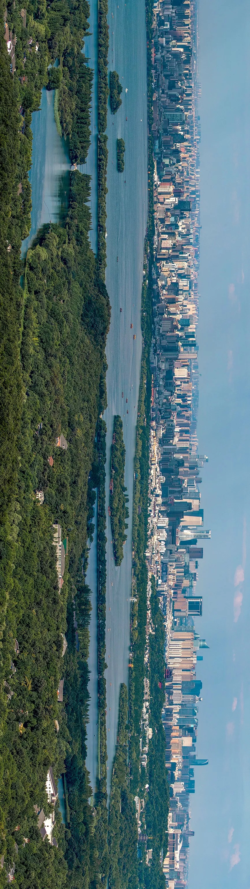 历经三季完成十余幅西湖全景图超圈粉论颜值我只服杭州