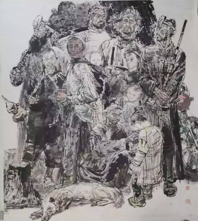 生命意识和对人性的关怀著名画家杨振廷作品赏析