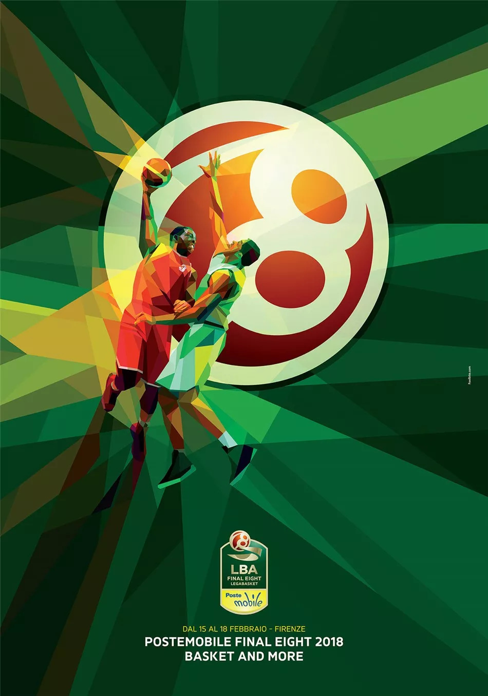 丨品牌视觉丨意大利顶级篮球联赛的广告插画