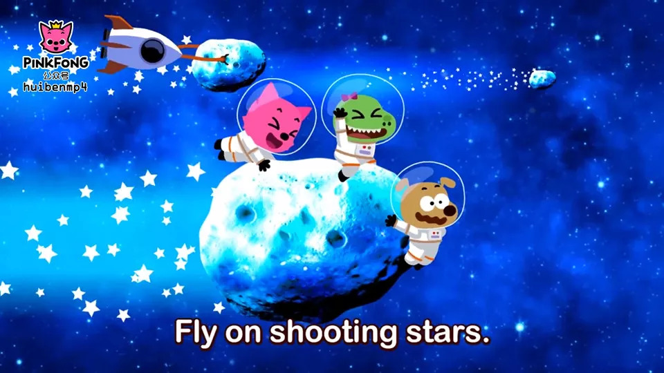 fly on shooting stars 乘坐流星