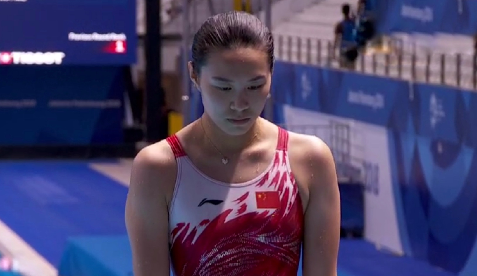 跳水——2021年中国跳水明星赛：女子三米跳板决赛赛况_林珊