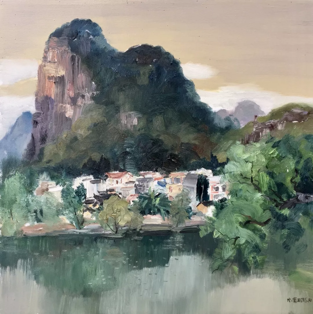 《艺展中国》陈木荣油画风景写生作品展_清华大学美术