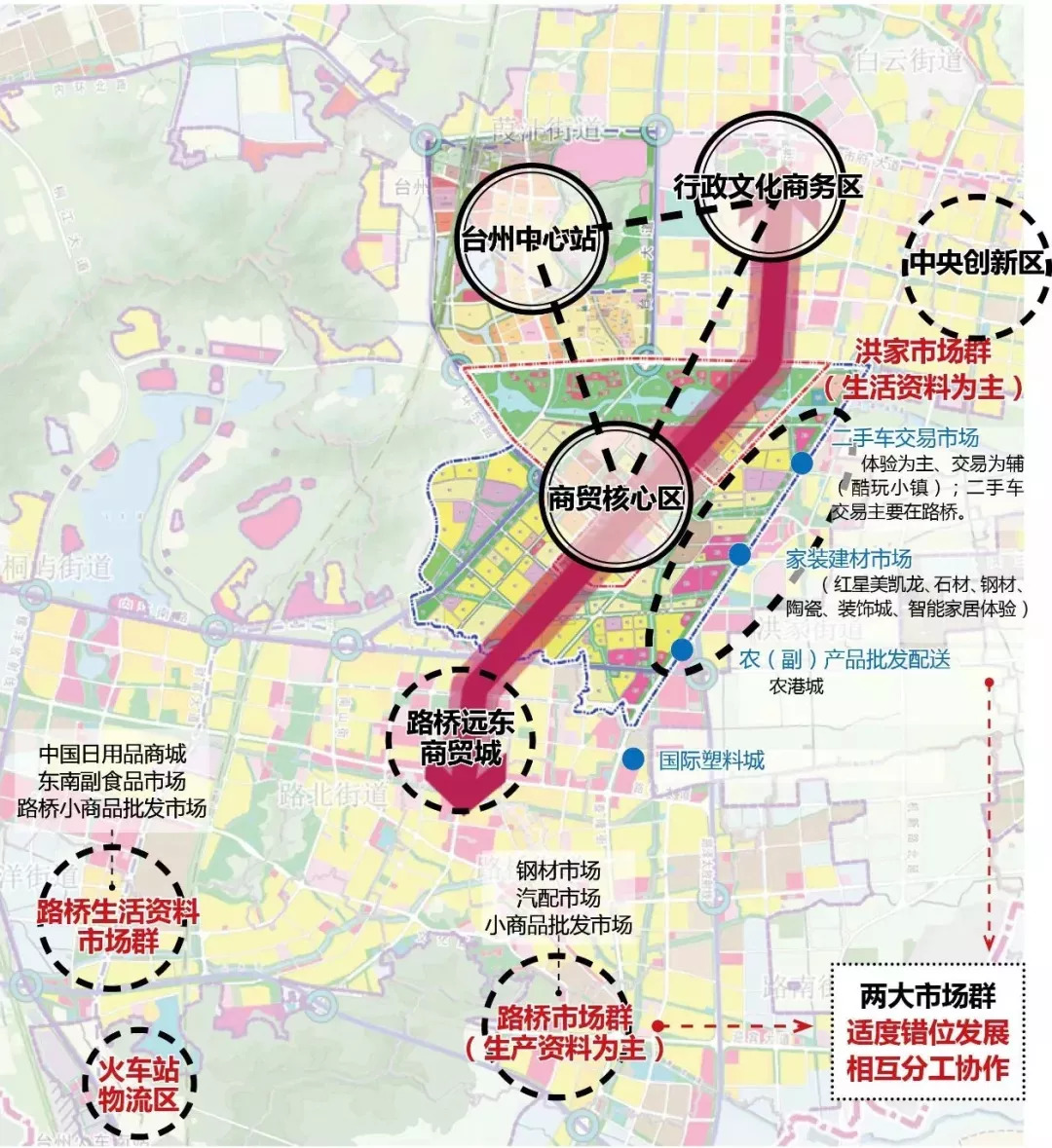 一个名叫"台州商贸核心区"的城市规划,早在数年前已经在这片土地上