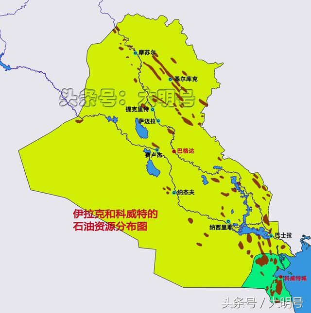 图说1990年伊拉克入侵科威特原因出海口之争和石油利益分配不均