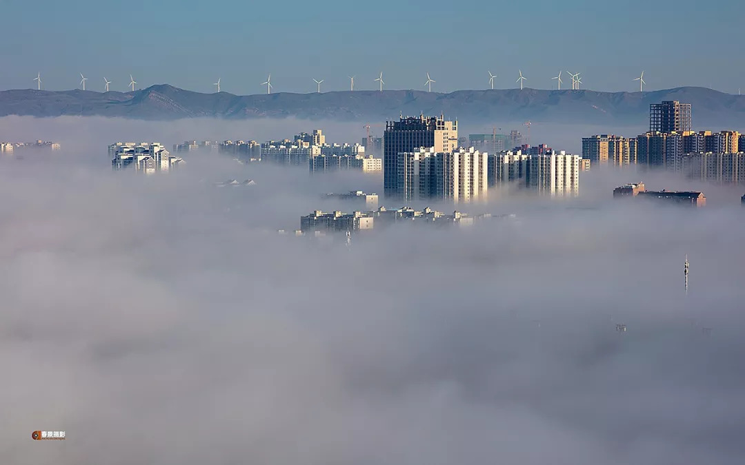 海市蜃楼中的大同犹如仙景童话,刷爆了朋友圈!