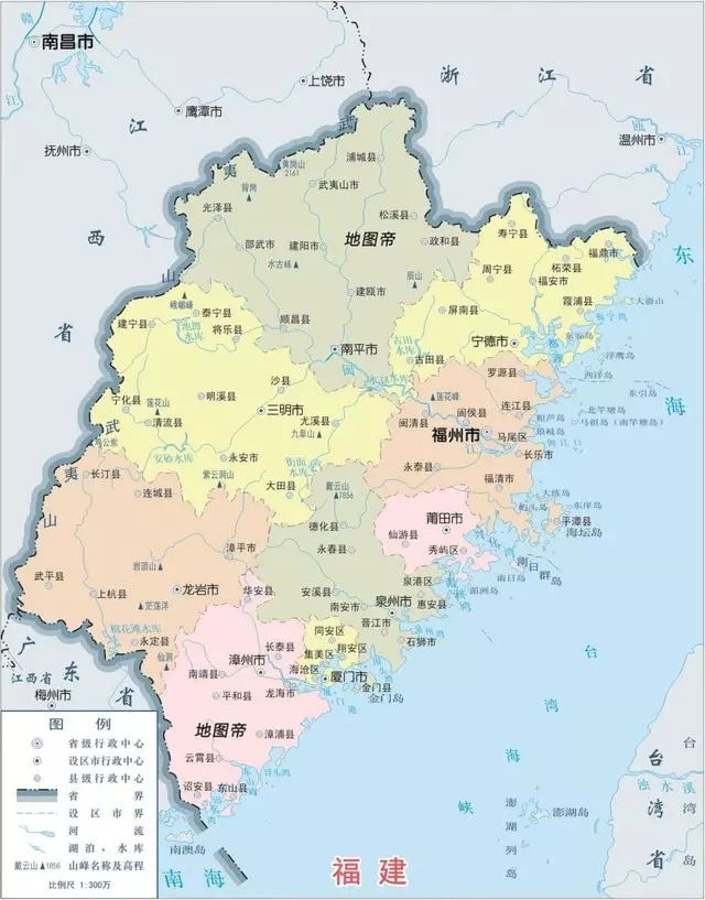 福建历史上最多有十个府,为什么却被称为八闽大地?