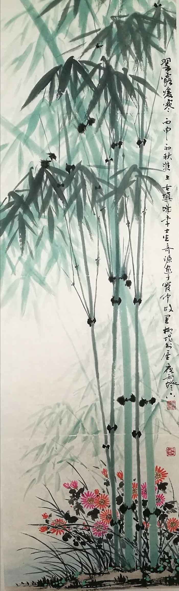 著名画家李士生:构图新颖,笔墨奔放含蓄,画面视觉大气