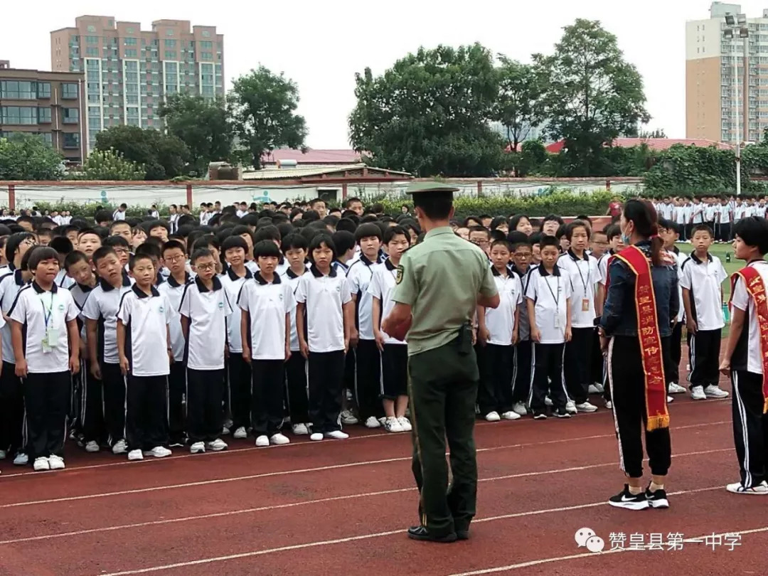 赞皇一中进行秋季开学消防安全教育