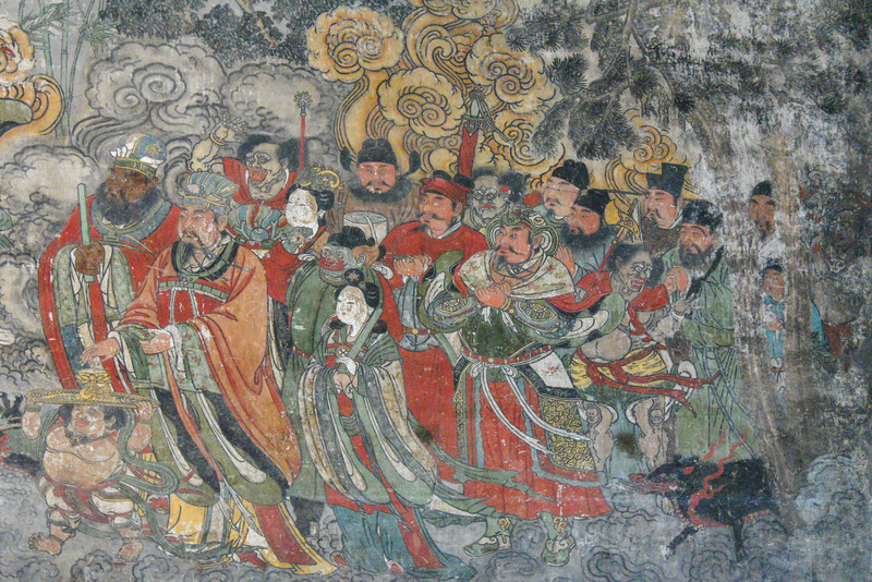 流落美国的珍品元代壁画曾是山西广胜寺的一部分