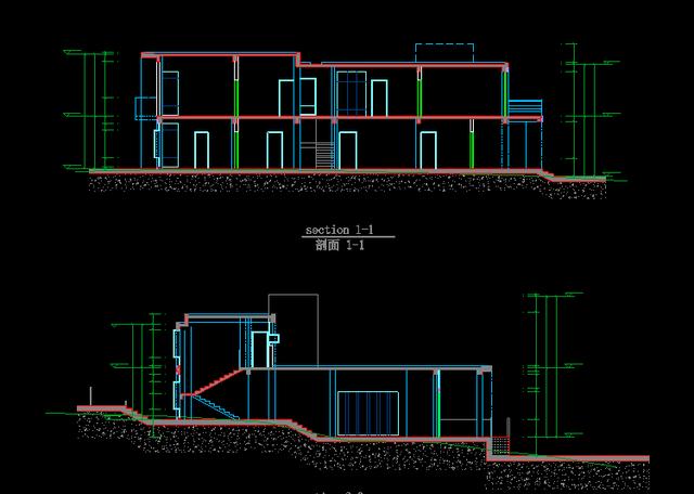 全套cad新农村自建房设计图纸以及cad施工图图纸