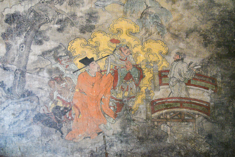 流落美国的珍品元代壁画曾是山西广胜寺的一部分