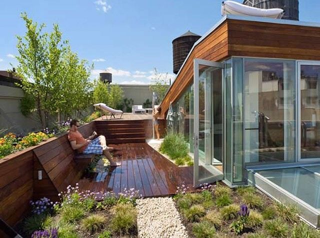 屋顶花园露台设计