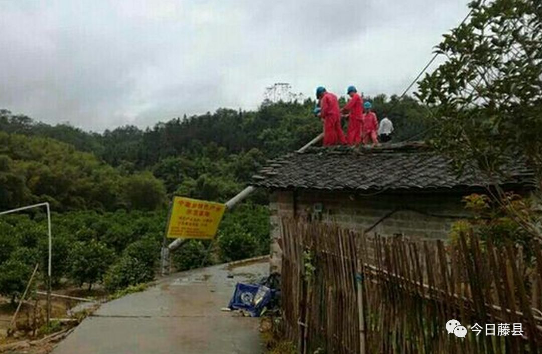 藤县大黎镇特大暴雨,24小时降雨量371毫米,抗洪救灾最