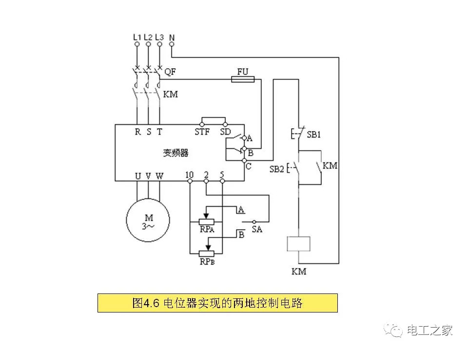 变频器常用的控制线路