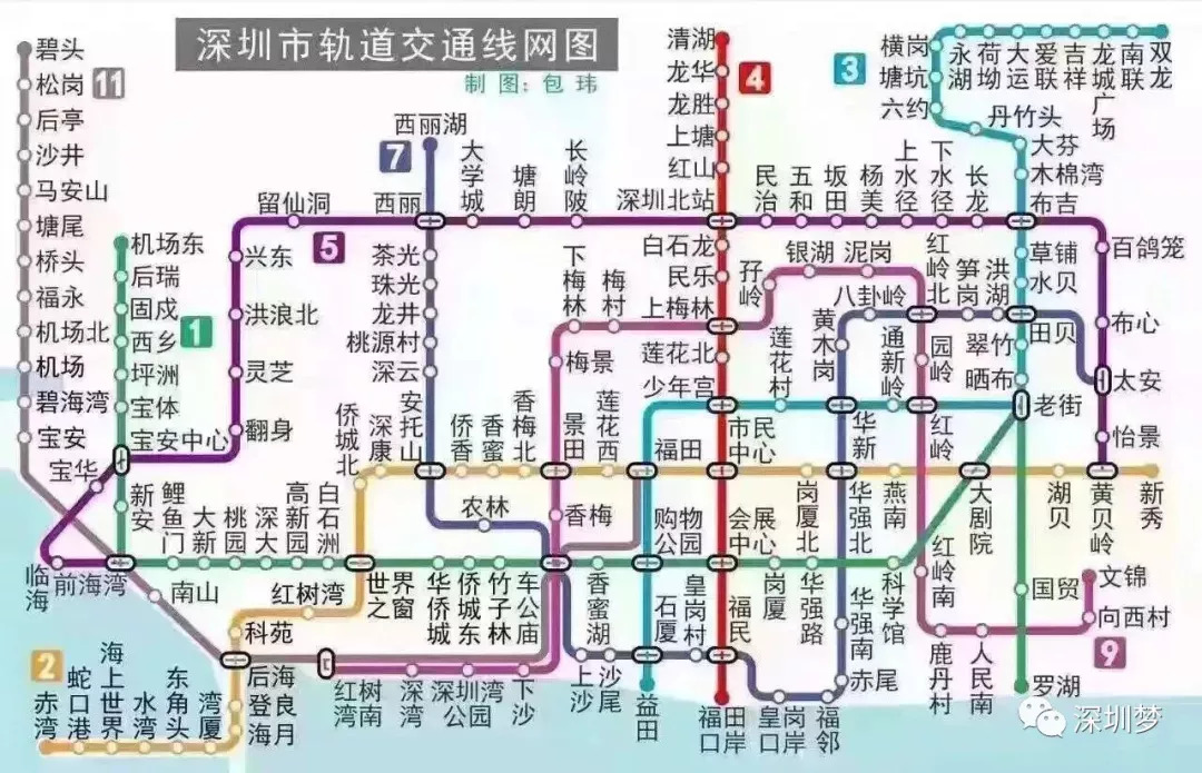 除了以上五城现有的地铁线路外,各市已经规划多条地铁线路,粤港澳大