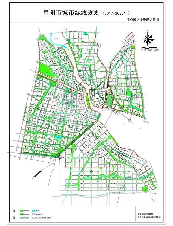 阜阳市城市绿线,蓝线规划范围划定!你有啥