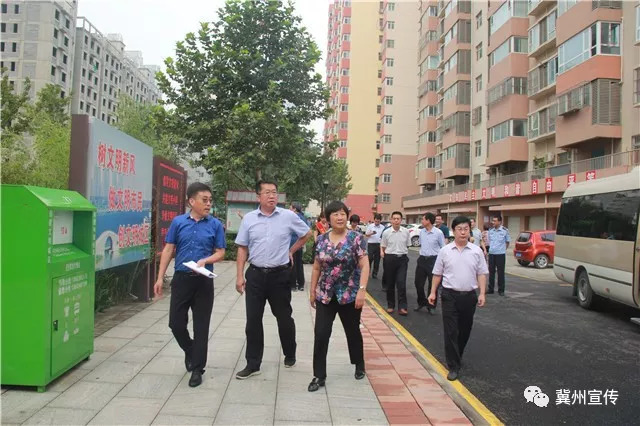 河北创城 常态创建 衡水市冀州区委书记孙云霞就创建省级文明城区