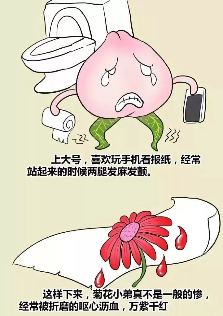 【漫画】痔疮系列《桃,菊,核的故事》1