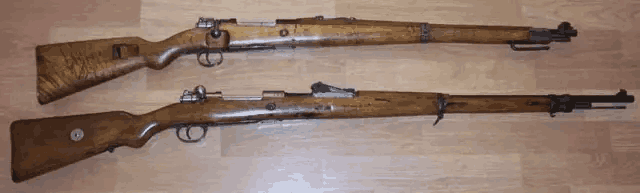 德国步兵的精准gew98式步枪