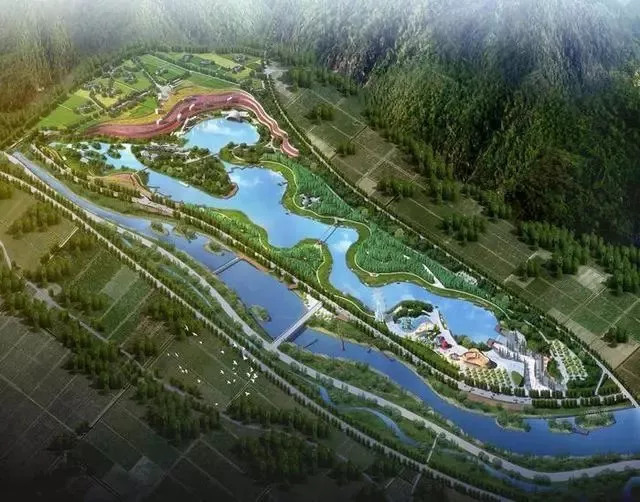大蓝田未来规划曝光将成为大西安的大花园大果园大公园