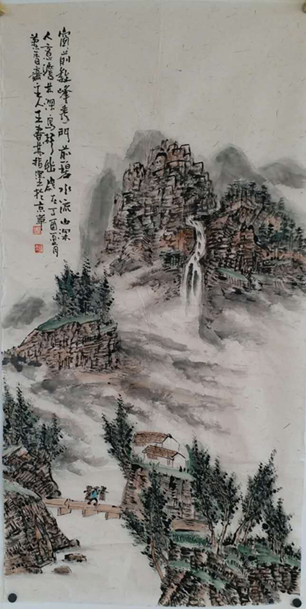 指画江山,美丽中国如此多娇:访中国指画家王春林