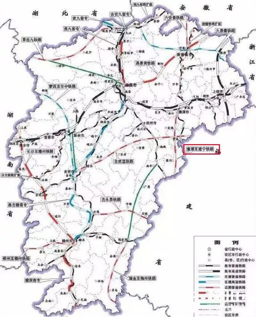 鹰潭至建宁铁路是《中长期铁路网规划(2016-2025年)》规划建设