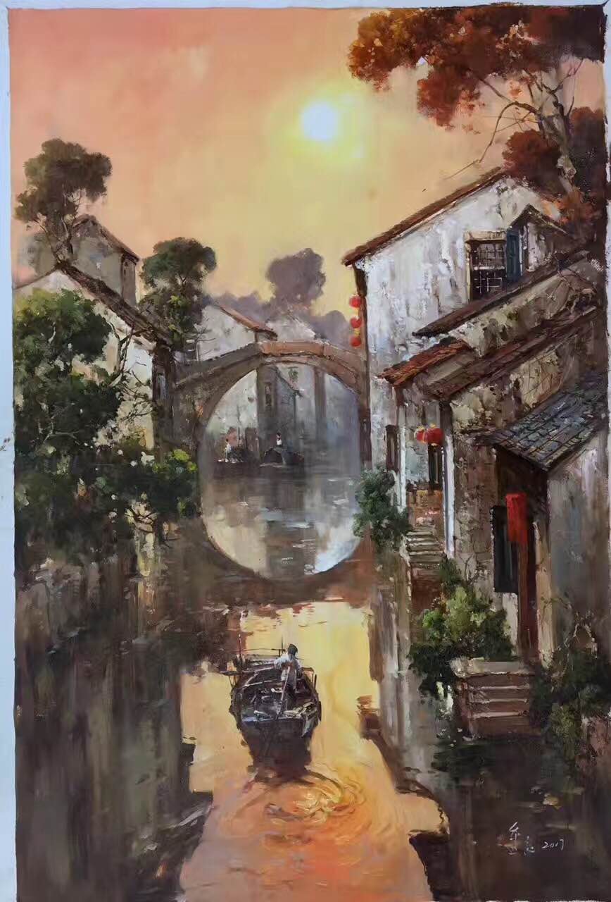 中国当代著名画家李清太油画作品欣赏