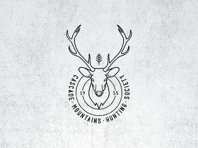 一组关于鹿的logo设计!