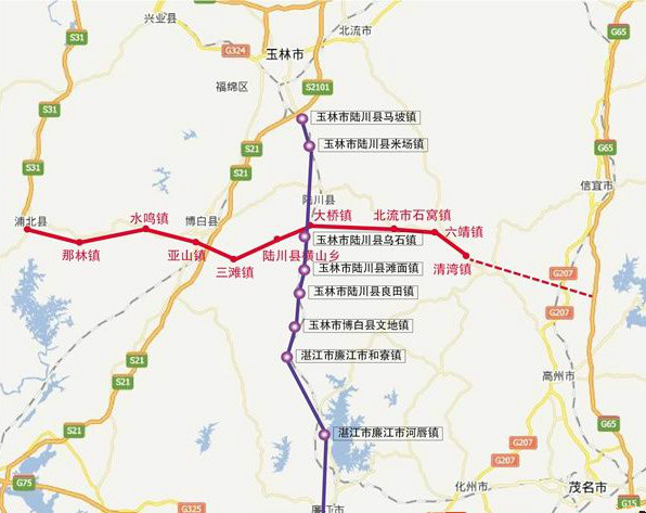 浦北又一条新高速公路将要开工建设啦!