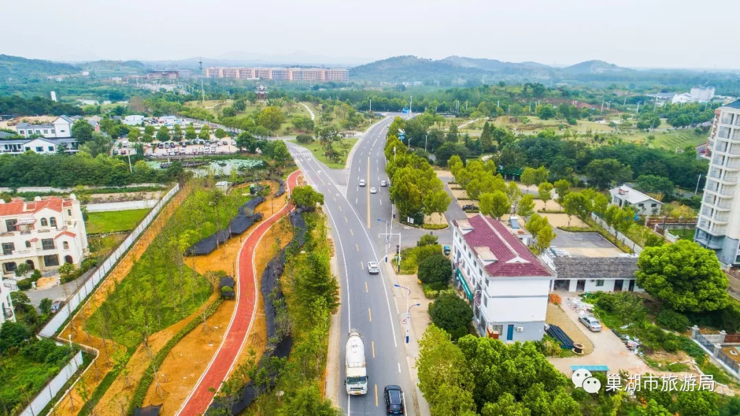 变美了巢湖姥山岛景区主干道焦姥路两侧完成景观提升