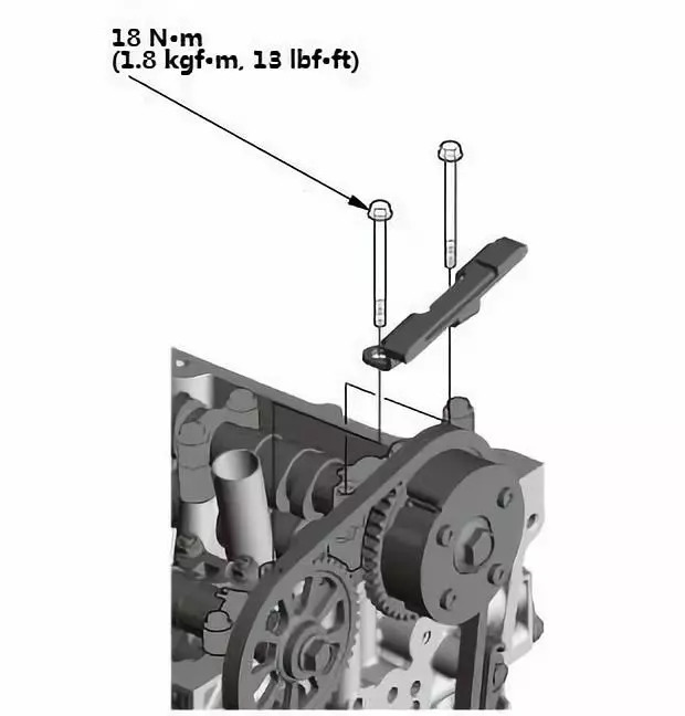 本田l15b2|r18z7发动机正时链条安装及其安装方法
