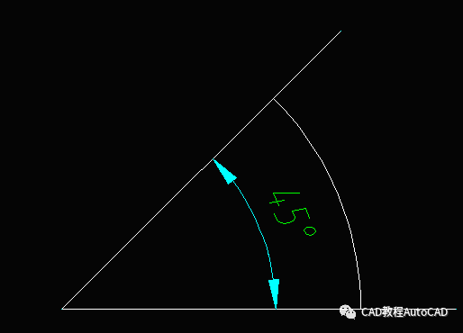 cad中根据角度画圆弧的方法有哪些autocad教程