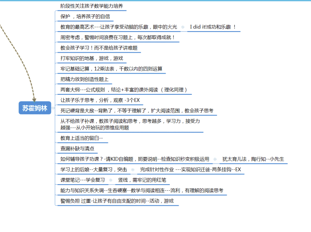 附上苏霍姆林斯基关于数学方面的核心论述思维导图 相信会对你帮助!