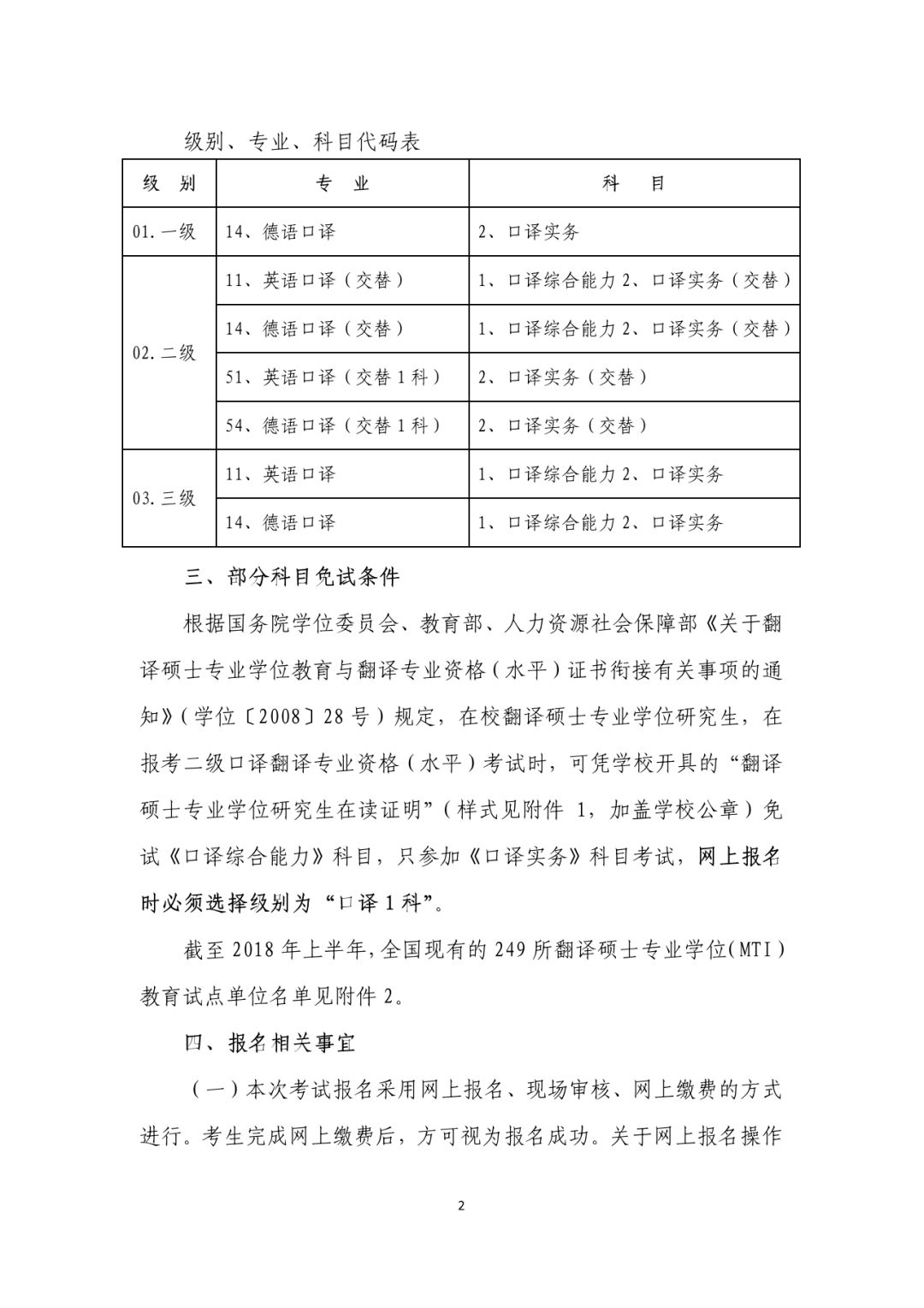 上海口译报名:9月7日-18日