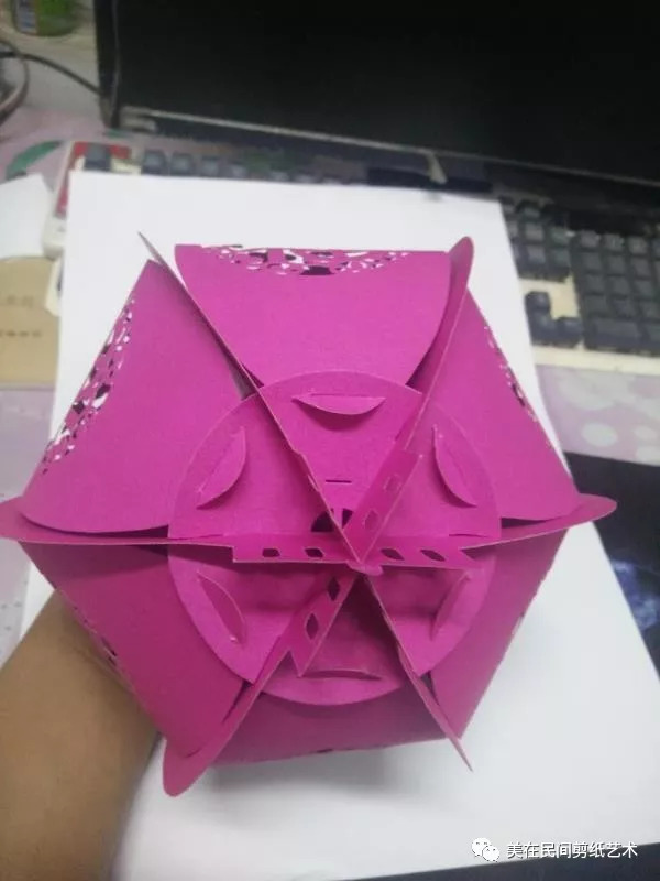 【立体剪纸教程】六角圆形灯笼——李宏超设计制作