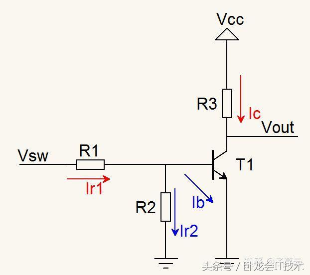 三极管开关电路的工作状态分析,快速判断,以及计算