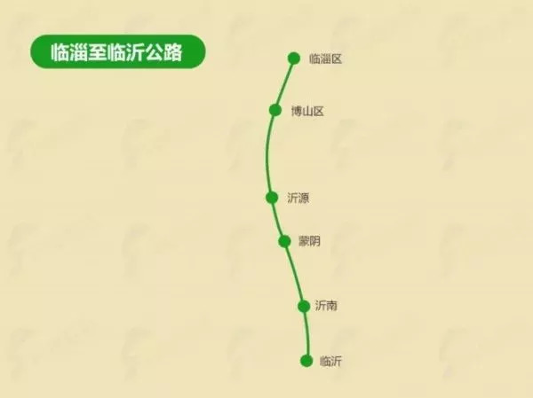 临淄至临沂段,路线全长185公里,双向六车道高速公路标准,设计速度120