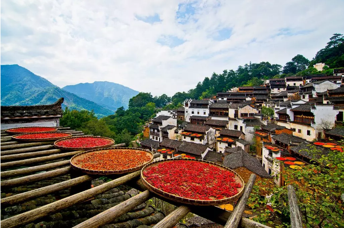 江西最美的秋天在婺源篁岭,你不来,又要等一年_景区