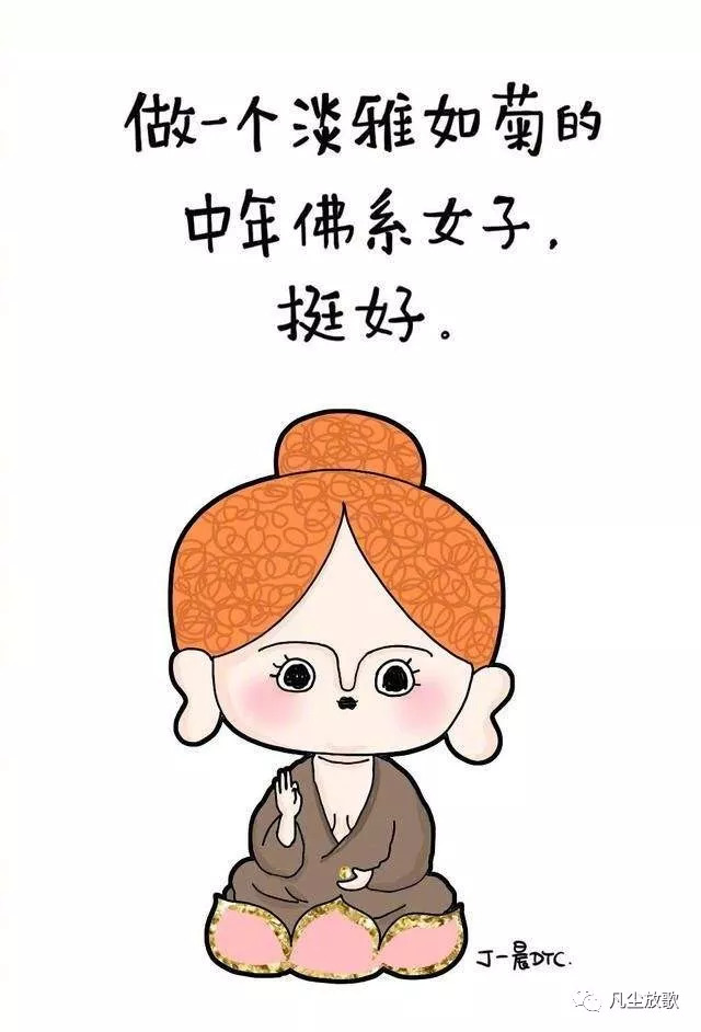 【凡尘放歌】我是一个淡雅如菊的中年佛系少女,挺好的