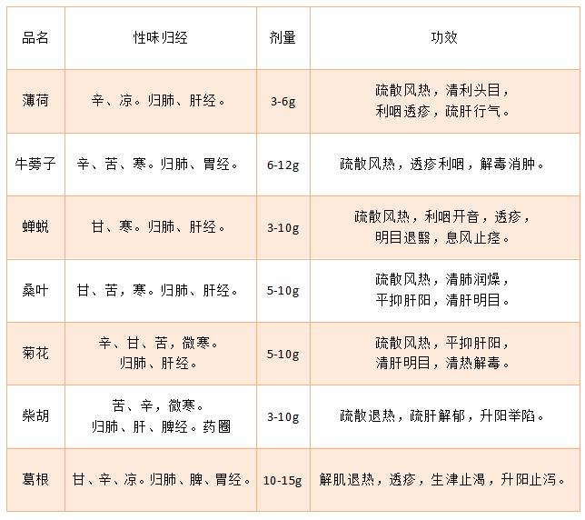 执业药师考点:中药解表药