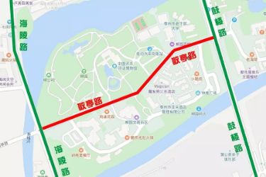 (鼓楼路-海陵路)敬亭路(鼓楼路-引凤路)静安路(东进路-徐家桥)智堡路