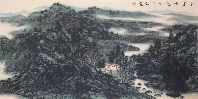 李丽描绘一个热烈而真切的山水世界