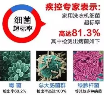 洗衣机用3个月,细菌量竟是马桶的530倍?用它一泡,干净如新!