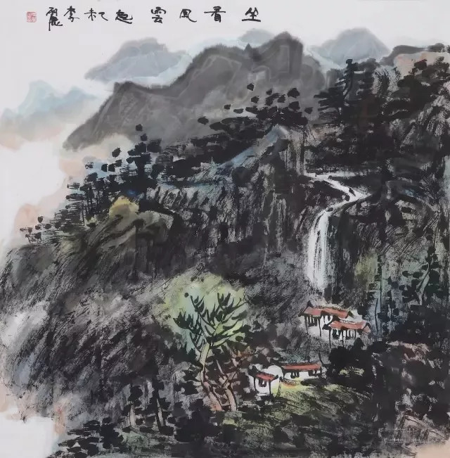 李丽描绘一个热烈而真切的山水世界