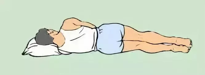 左侧卧-伤心熟睡时,由于脸孔朝上,由于口水流入气管或者舌根下坠,容易