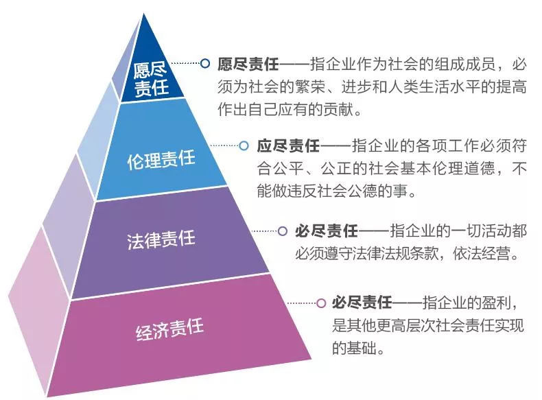 企业承担社会责任的格局,最高层次的标准就是这个看似模糊的金字塔顶